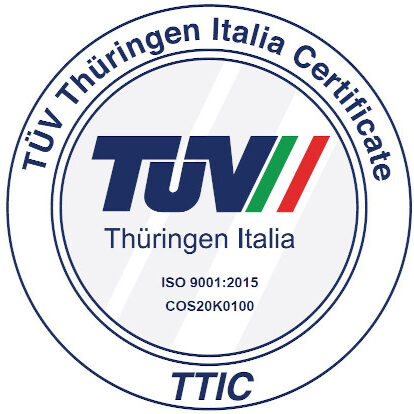 Certificazione TÜV Th&uuml;ringen Italia ISO 9001:2015